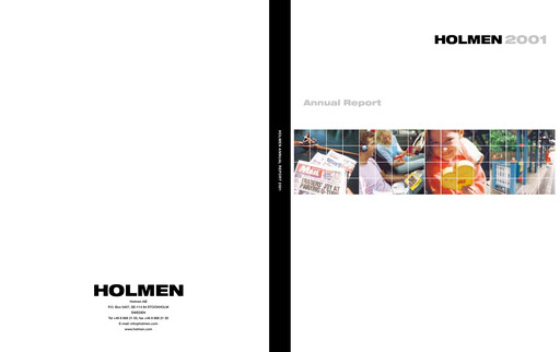 Thumbnail Holmen
 Annual Report 2001