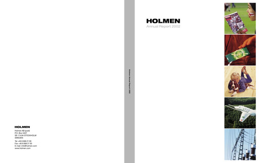 Thumbnail Holmen
 Annual Report 2002