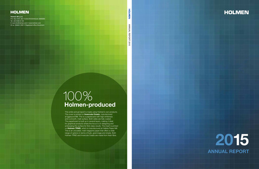 Thumbnail Holmen
 Annual Report 2015