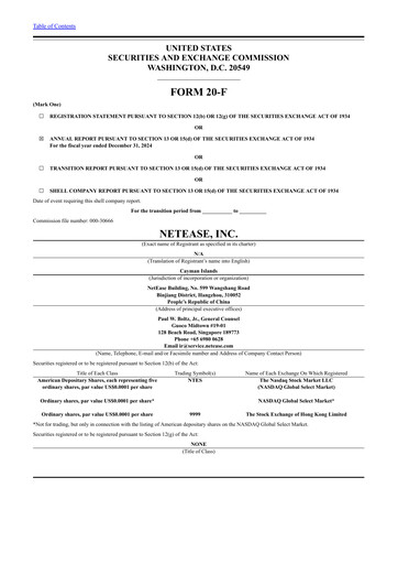 Thumbnail NetEase Annual Report 2024
