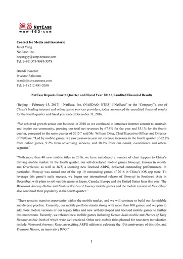 Thumbnail NetEase Financial Statement 2016