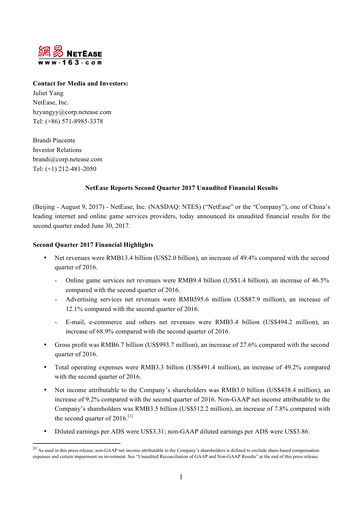 Thumbnail NetEase Financial Statement 2017-q2