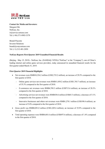 Thumbnail NetEase Financial Statement 2019-q1