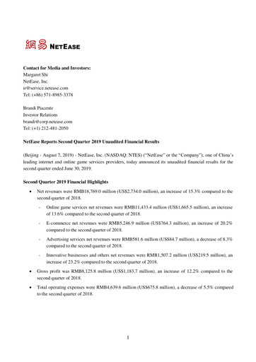 Thumbnail NetEase Financial Statement 2019-q2