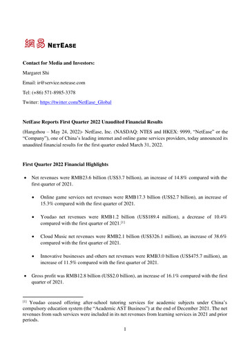 Thumbnail NetEase Financial Statement 2022-q1