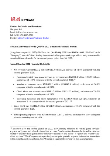 Thumbnail NetEase Financial Statement 2022-q2
