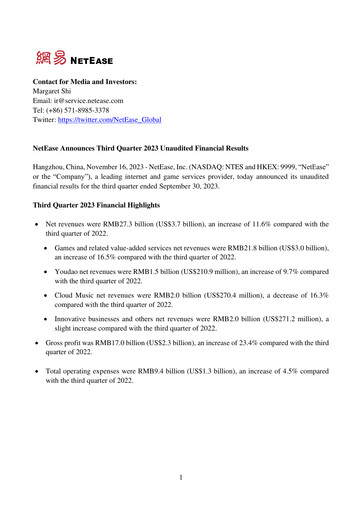 Thumbnail NetEase Financial Statement 2023-q3
