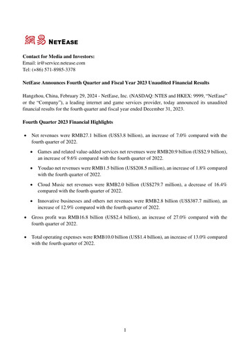 Thumbnail NetEase Financial Statement 2023
