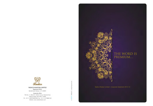 Thumbnail Radico Khaitan
 Annual Report 2012-2013