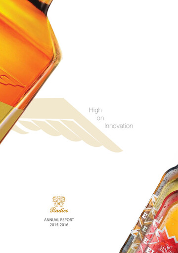 Thumbnail Radico Khaitan
 Annual Report 2015-2016