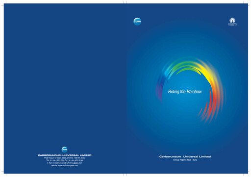 Thumbnail Carborundum Universal Annual Report 2009-2010