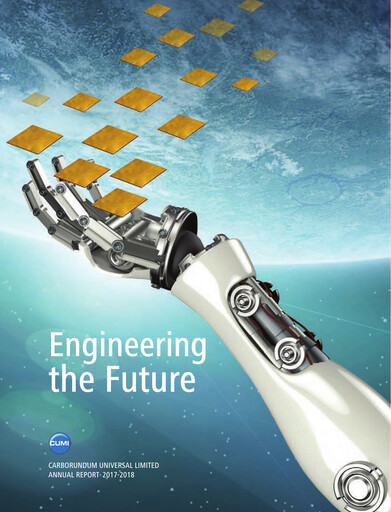 Thumbnail Carborundum Universal Annual Report 2017-2018