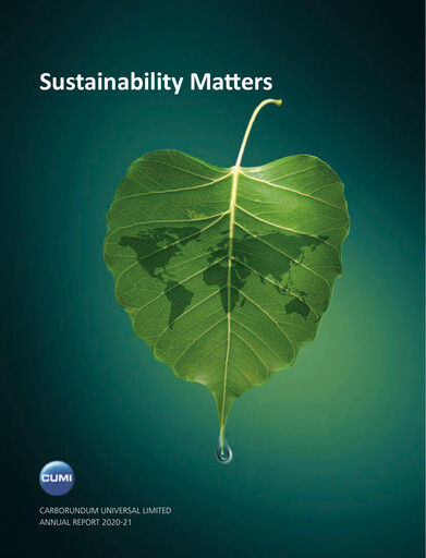 Thumbnail Carborundum Universal Annual Report 2020-2021