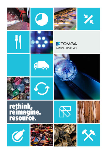 Thumbnail Tomra Annual Report 2013