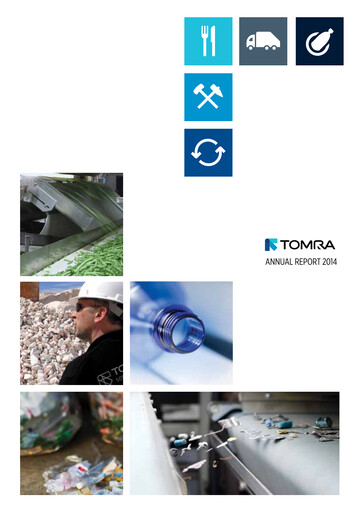 Thumbnail Tomra Annual Report 2014