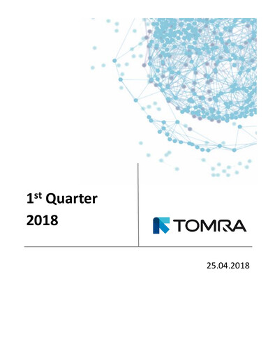 Thumbnail Tomra Quarterly Report 2018-q1