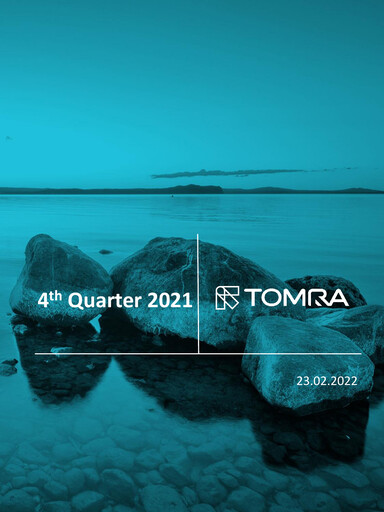 Thumbnail Tomra Quarterly Report 2021-q4