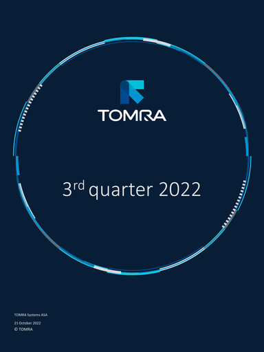 Thumbnail Tomra Quarterly Report 2022-q3