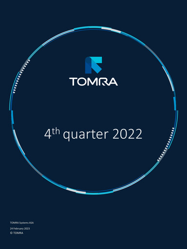 Thumbnail Tomra Quarterly Report 2022-q4