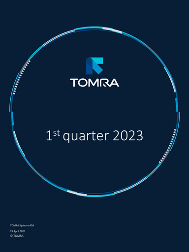 Thumbnail Tomra Quarterly Report 2023-q1