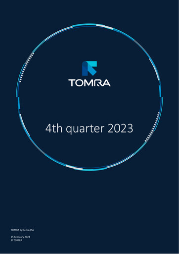 Thumbnail Tomra Quarterly Report 2023-q4