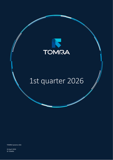 Thumbnail Tomra Quarterly Report 2026-q1