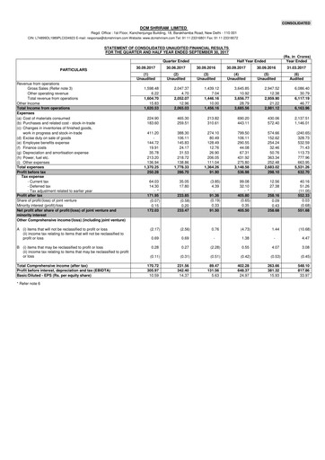 Thumbnail DCM Shriram Quarterly Report 2017-q2