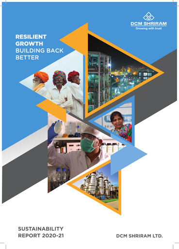 Vorschaubild DCM Shriram Nachhaltigkeitsbericht 2020-2021