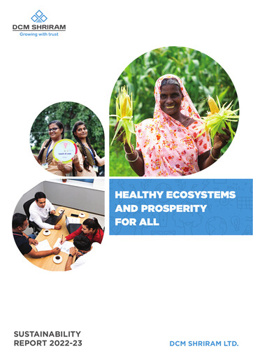 Vorschaubild DCM Shriram Nachhaltigkeitsbericht 2022-2023