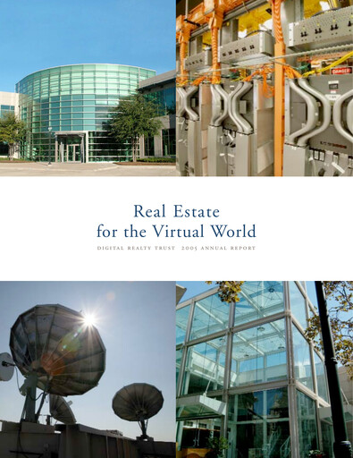 Thumbnail Digital Realty Annual Report 2005