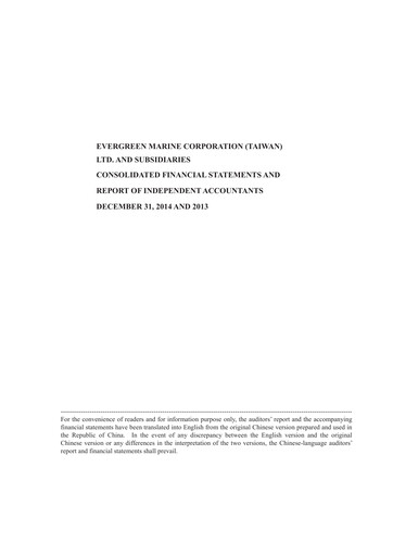 Thumbnail Evergreen Marine Financial Statement 2014