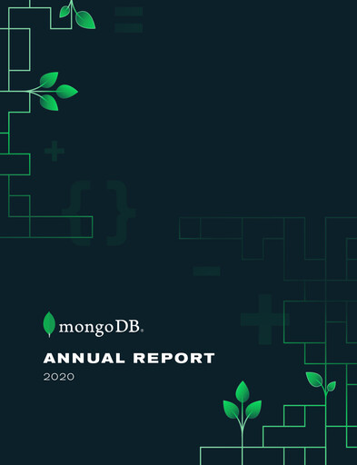 Miniature MongoDB Rapport annuel 2020