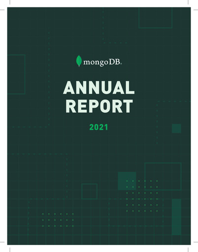 Miniature MongoDB Rapport annuel 2021