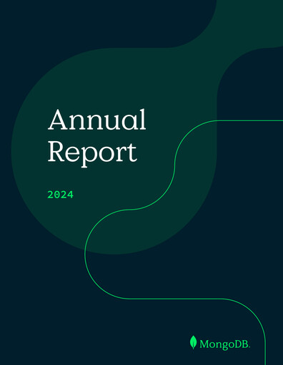 Miniature MongoDB Rapport annuel 2024