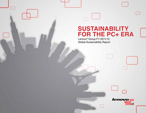 Thumbnail Lenovo Sustainability Report 2011-2012