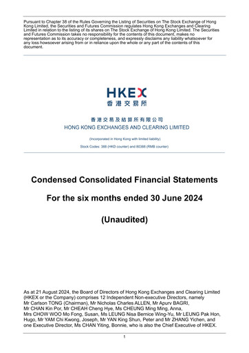 Thumbnail Hong Kong Exchanges & Clearing Financial Statement 2024-h1