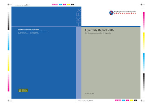 Thumbnail Hong Kong Exchanges & Clearing Quarterly Report 2009-q3