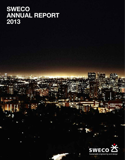 Miniature Sweco Rapport annuel 2013