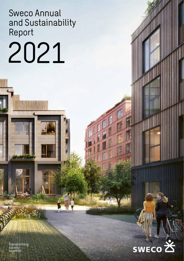 Miniature Sweco Rapport annuel 2021