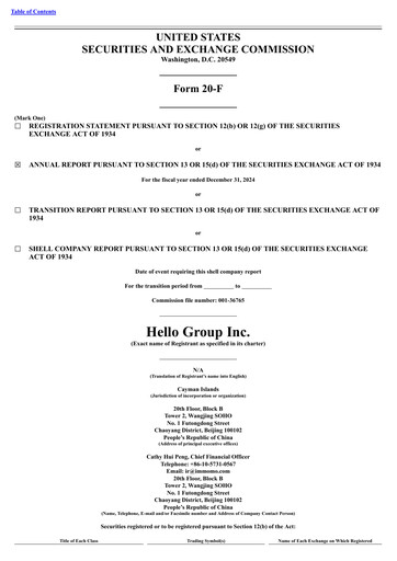 Thumbnail Hello Group Inc. Annual Report 2024