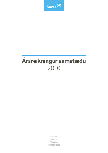 Thumbnail Síminn hf. Financial Statement 2016