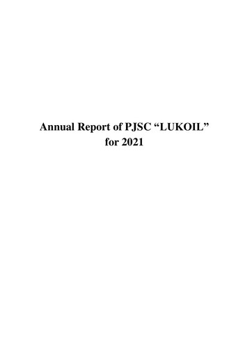 Thumbnail Lukoil Annual Report 2021