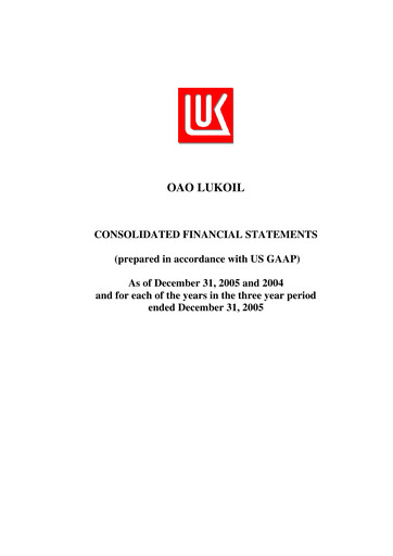 Thumbnail Lukoil Financial Statement 2005