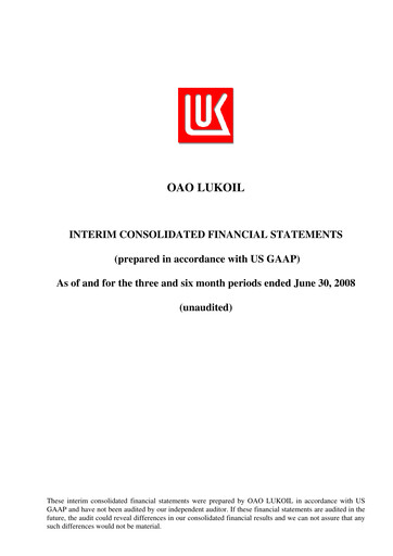 Thumbnail Lukoil Financial Statement 2008-h1
