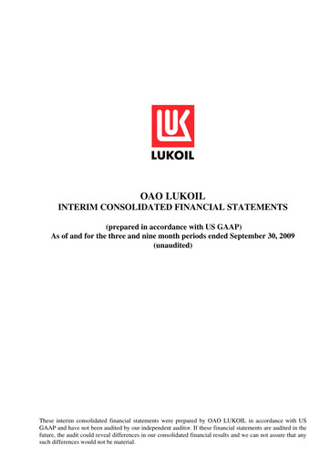 Thumbnail Lukoil Financial Statement 2009-9m