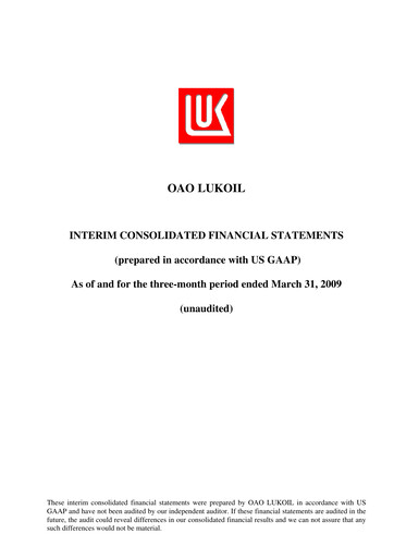 Thumbnail Lukoil Financial Statement 2009-q1