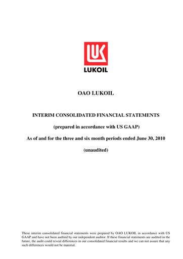 Thumbnail Lukoil Financial Statement 2010-h1