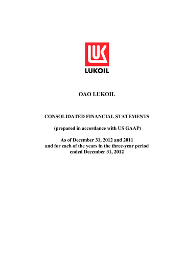 Thumbnail Lukoil Financial Statement 2012