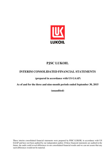 Thumbnail Lukoil Financial Statement 2015-9m