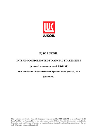 Thumbnail Lukoil Financial Statement 2015-h1